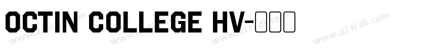 Octin College hv字体转换